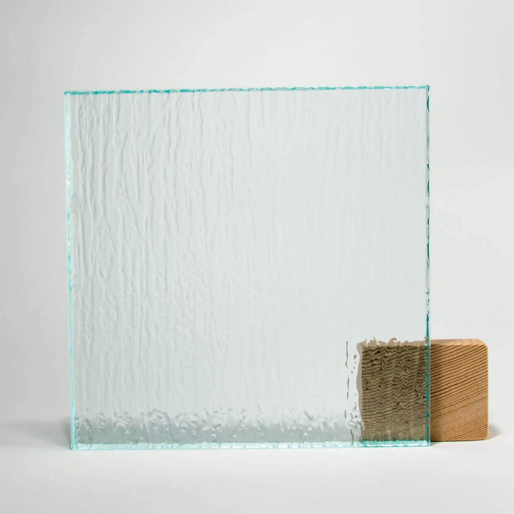 Rain Shower Door Glass Sample