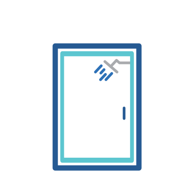 Framed Type Custom Shower Doors Icon