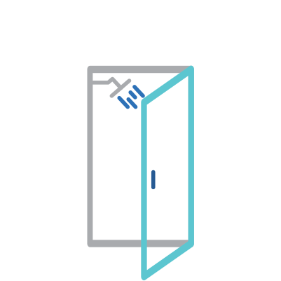 How to Enter Swing Custom Shower Doors Icon